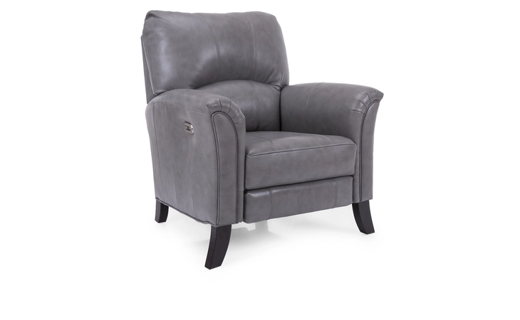 3450-C Leather 3450-C PUSH BACK RECLINER CHAIR (59 DEPTH WHEN FULLY RECLINED) PILLOWS=0