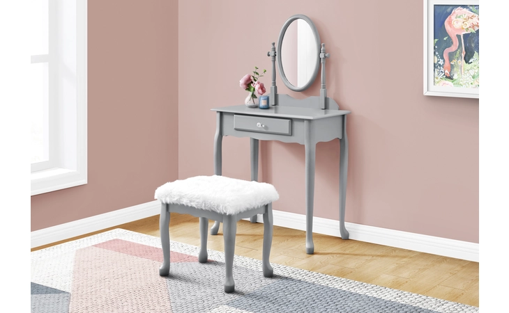 I3182  VANITY SET - 2PCS SET - GREY