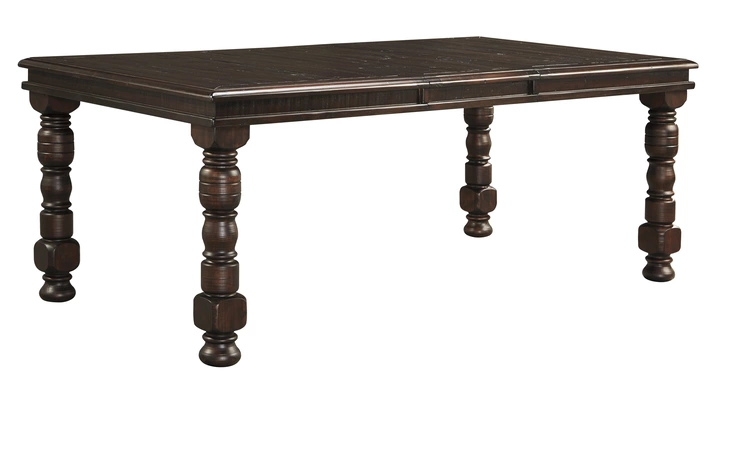 D657-35  RECT DINING ROOM EXT TABLE