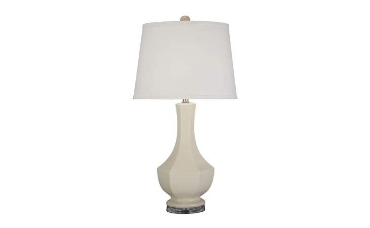 L100424  CERAMIC TABLE LAMP (1 CN)