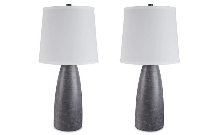 Shavontae POLY TABLE LAMP (2/CN) ASHLEY Gray L243004