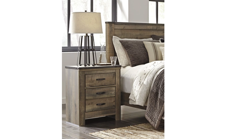 B446-92 Trinell TWO DRAWER NIGHT STAND