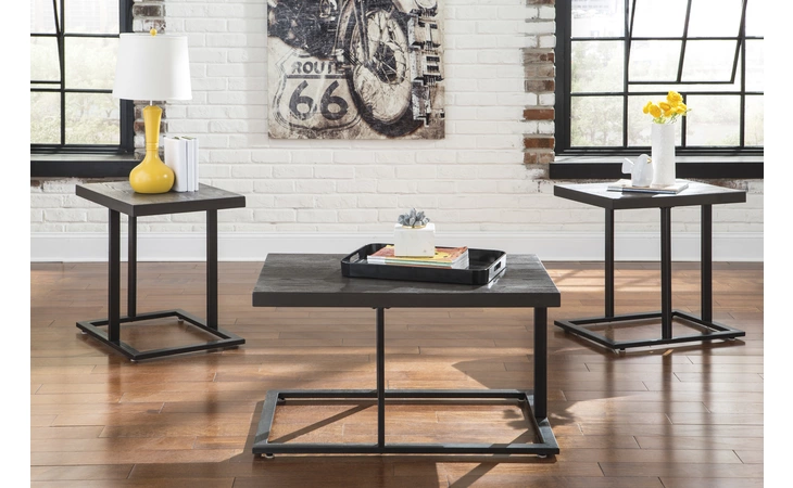 Airdon OCCASIONAL TABLE SET (3/CN) ASHLEY Gray T194-13