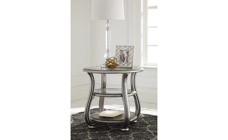 Coralayne ROUND END TABLE ASHLEY Round End Table T820-6