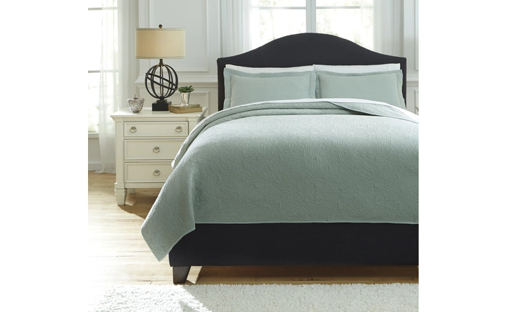 BAZEK QUEEN COVERLET SET BAZEK ASHLEY  Q757023Q