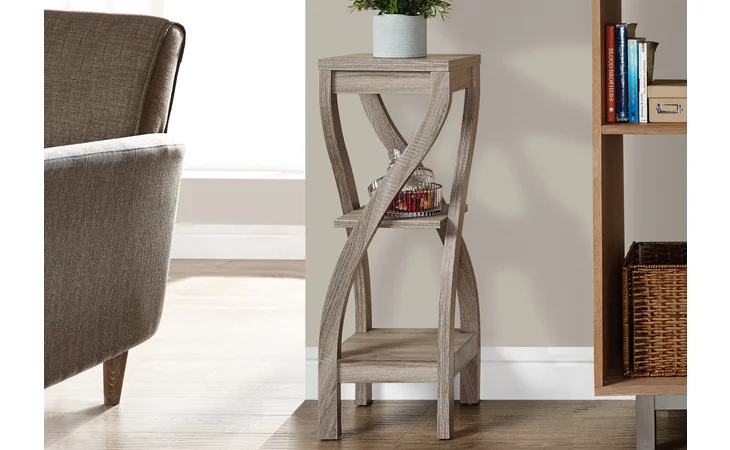 I2480 ACCENT TABLE - 32 H - DARK TAUPE MONARCH SPECIALTIES  I2480