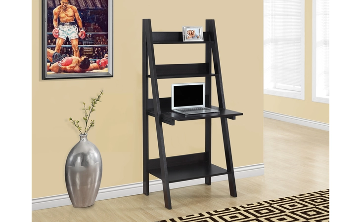 I7043  COMPUTER DESK - 61 H - ESPRESSO LADDER STYLE