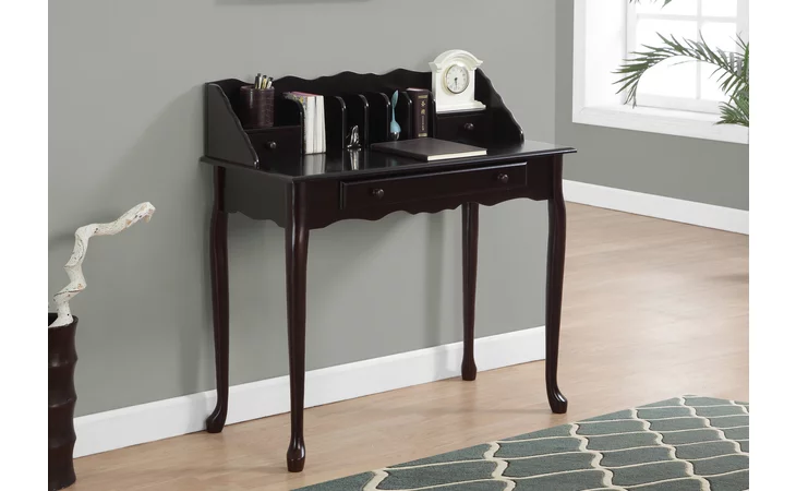 I3100 COMPUTER DESK - 36 L - DARK CHERRY TRADITIONAL MONARCH SPECIALTIES  I3100