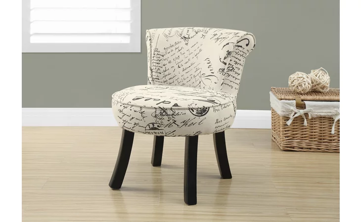 I8156  JUVENILE CHAIR - VINTAGE FRENCH FABRIC
