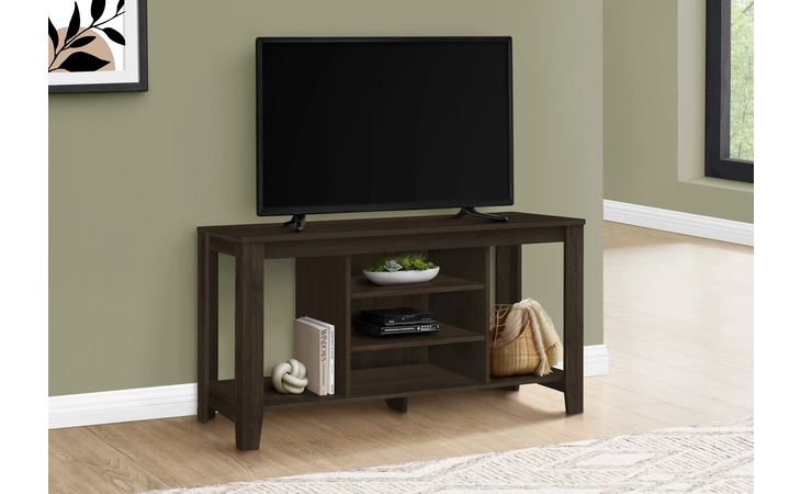 I3529 TV STAND - 48 L - ESPRESSO MONARCH SPECIALTIES  I3529