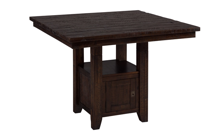 KONA GROVE COLLECTION COUNTER HEIGHT FIXED DINING TABLE W/DOUBLE-HEADER STORAGE BASE KONA GROVE COLLECTION JOFRAN  705-48