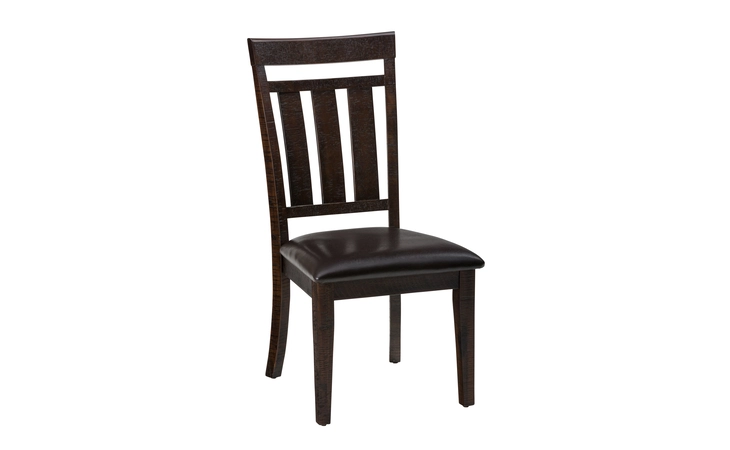 705-410KD KONA GROVE COLLECTION CONTOURED SLATBACK DINING CHAIR W/UPH SEAT (2/CTN) KONA GROVE COLLECTION