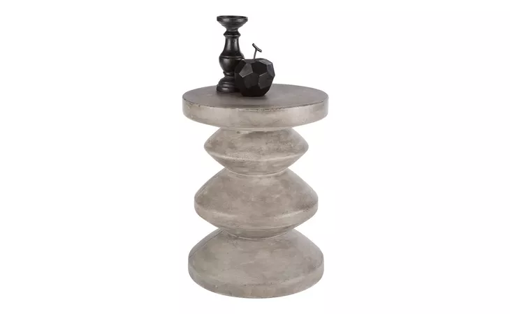 ATHEN ATHEN END TABLE - GREY SUNPAN  100790