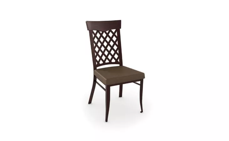 30515  WICKER CHAIR (SOLID WOOD ACCENT)