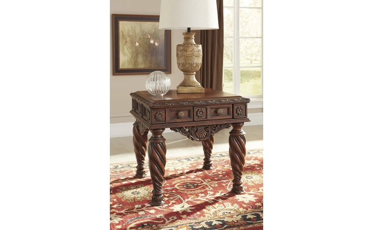 NORTH SHORE SQUARE END TABLE NORTH SHORE ASHLEY  T963-2