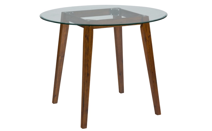 PLANTATION FINISH BASE FOR ROUND COUNTER HEIGHT GLASS TOP TABLE PLANTATION FINISH JOFRAN  505-50B