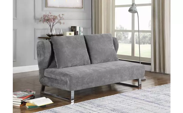551074 VERA UPHOLSTERED SOFA BED GREY COASTER  551074