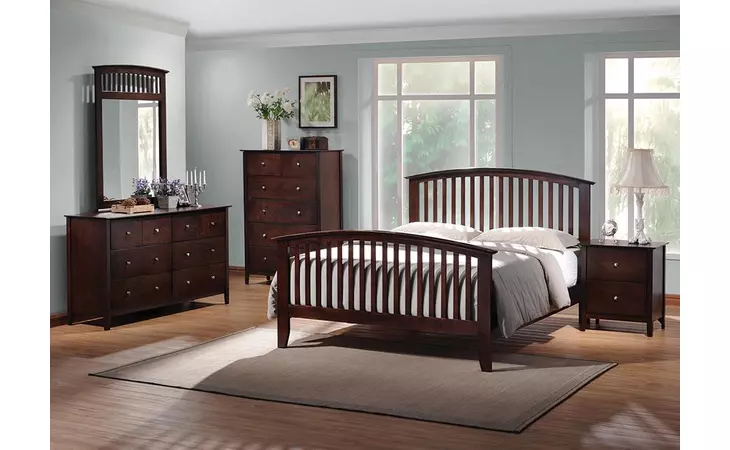 202081Q TIA CAPPUCCINO QUEEN BED COASTER  202081Q