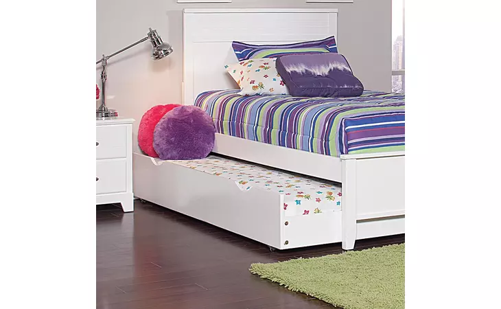 400766 ASHTON TRANSITIONAL WHITE TRUNDLE COASTER  400766