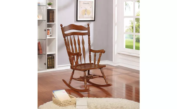 600187 WINDSOR ROCKING CHAIR MEDIUM BROWN COASTER  600187