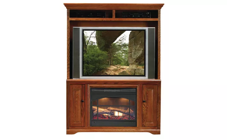 93556 E50 ENTERTAINMENT HUTCH WITH 51 OPENING F DK,LT,MD,UNG NGP 49 EAGLE  93556