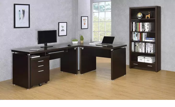 800894 SKYLAR CONTEMPORARY CAPPUCCINO THREE-DRAWER FILE CABINET COASTER  800894