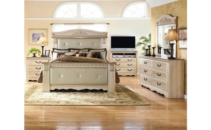 B174-31 DRESSER-MASTER BEDROOM-SILVERGLADE ASHLEY  B174-31