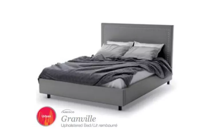 12810-60 Granville UPHOLSTERED BED WITH STORAGE DRAWER QUEEN SIZE BED (WITH MATTRESS SUPPORT) GRANVILLE