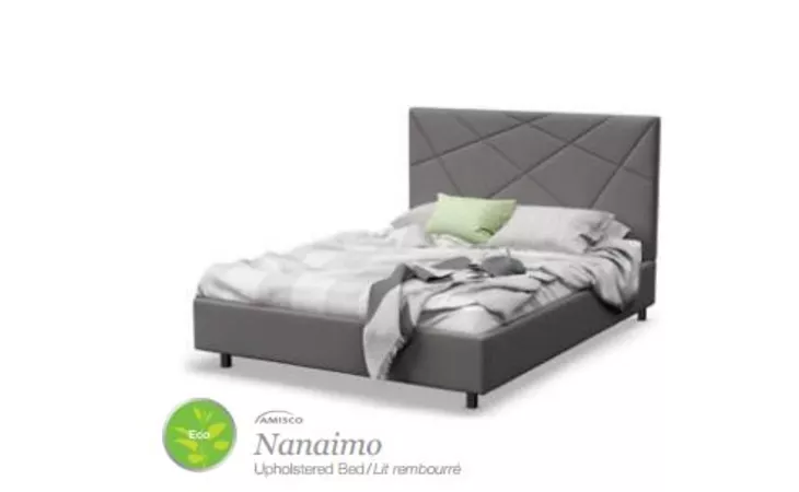 12818-78 Nanaimo UPHOLSTERED BED WITH STORAGE DRAWER KING SIZE BED (WITH MATTRESS SUPPORT) NANAIMO