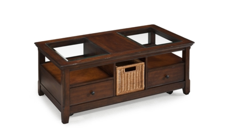 T1297-50  T1297 - TANNER STORAGE COFFEE TABLE W CASTERS