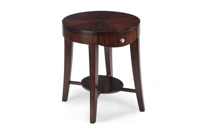 T1408-07 OVAL END TABLE T1408 - ASTER MAGNUSSEN  T1408-07