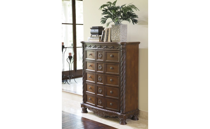 North Shore CHEST ASHLEY Dark Brown B553-46
